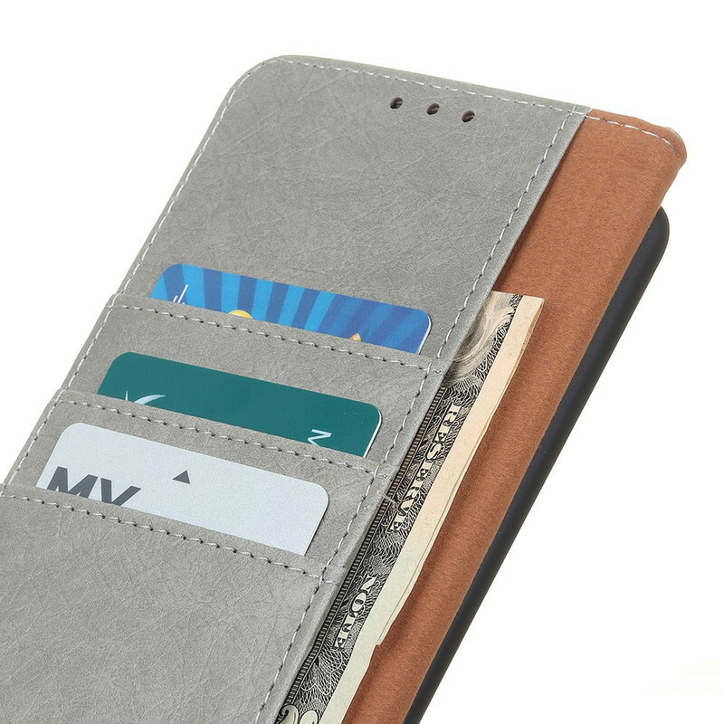 Housse iPhone 13 Simili Cuir Style Rhinocéros Housse iPhone 13 Simili Cuir Style Rhinocéros