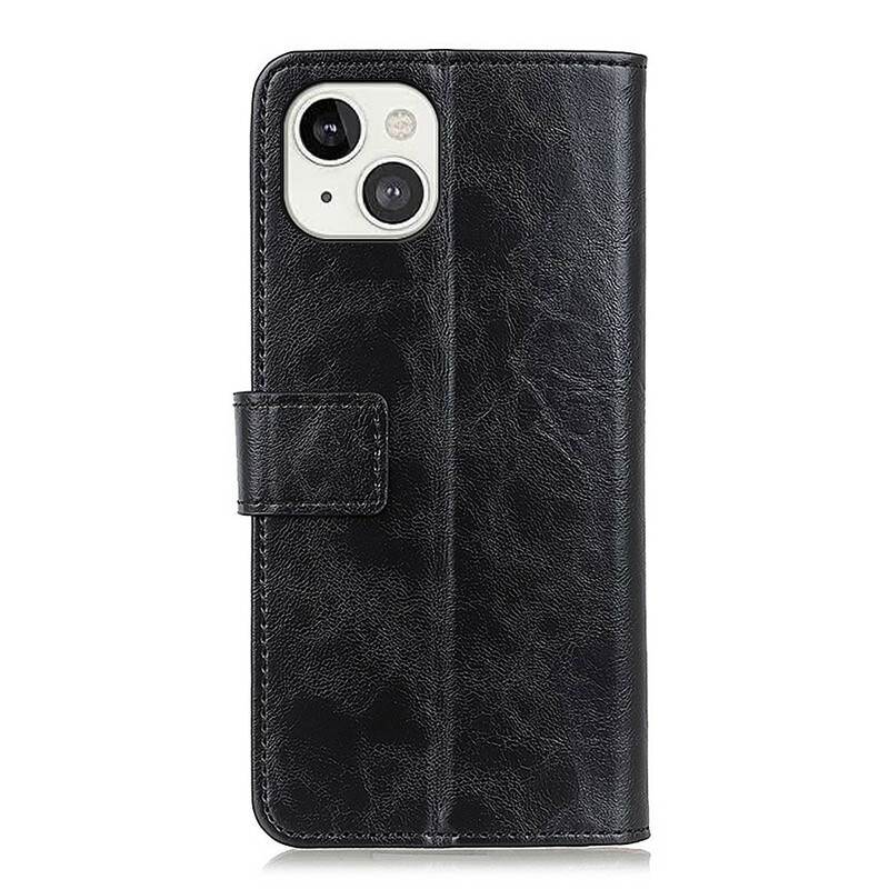 Housse iPhone 13 Style Cuir Élégance KHAZNEH Housse iPhone 13 Style Cuir Élégance KHAZNEH