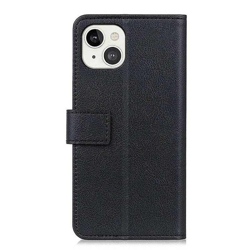 Housse iPhone 13 Effet Cuir Classique Housse iPhone 13 Effet Cuir Classique