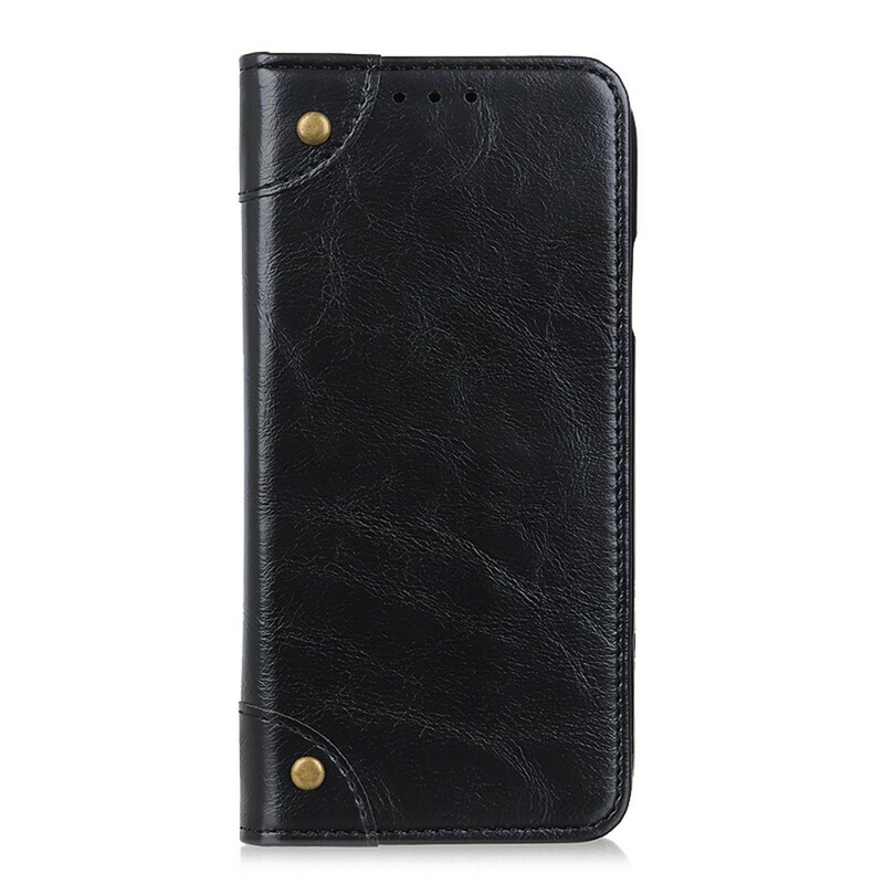 Flip Cover iPhone 13 Vintage Rivets Flip Cover iPhone 13 Vintage Rivets