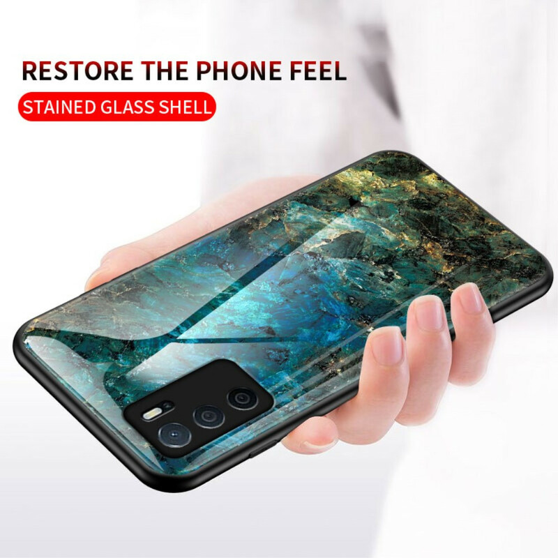 Coque Oppo A16 / A16s Verre Trempé Marble Colors Coque Oppo A16 / A16s Verre Trempé Marble Colors