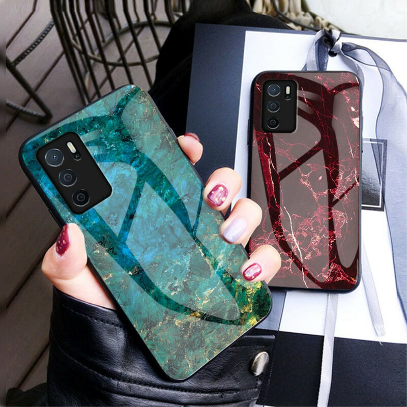 Coque Oppo A16 / A16s Verre Trempé Marble Colors Coque Oppo A16 / A16s Verre Trempé Marble Colors
