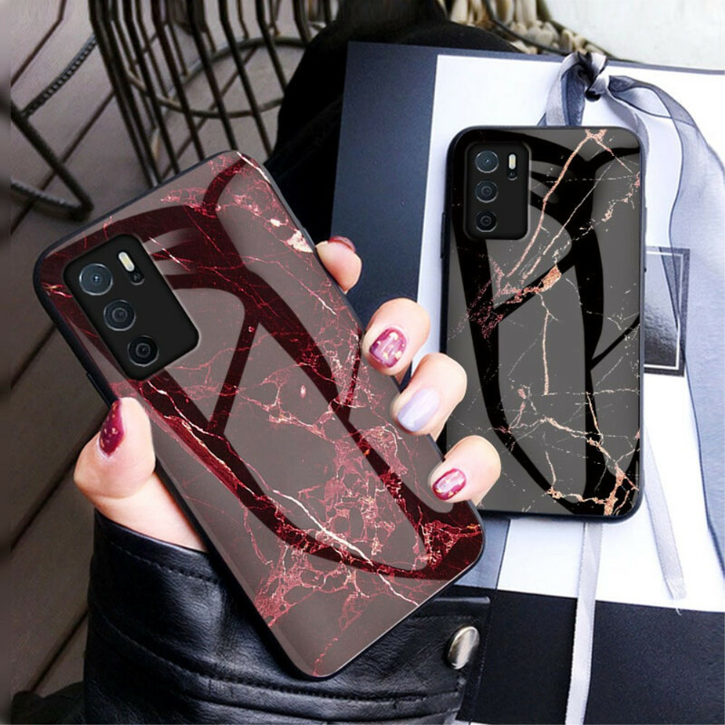 Coque Oppo A16 / A16s Verre Trempé Marble Colors Coque Oppo A16 / A16s Verre Trempé Marble Colors