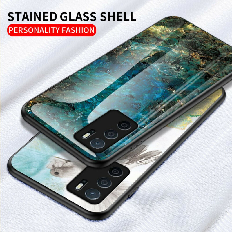 Coque Oppo A16 / A16s Verre Trempé Marble Colors Coque Oppo A16 / A16s Verre Trempé Marble Colors