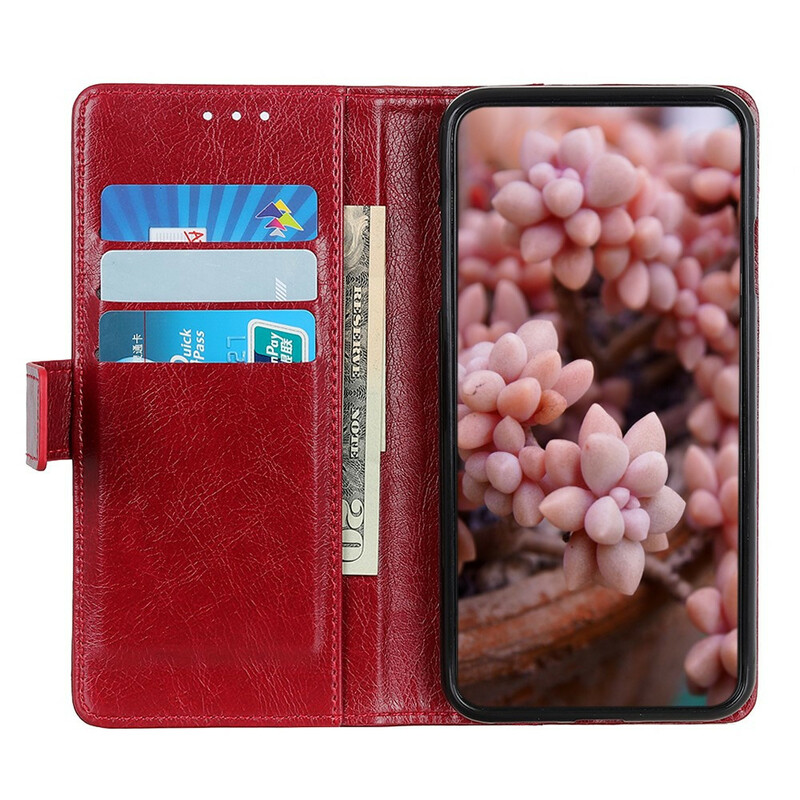 Housse iPhone 13 Style Cuir Nappa Rivets Vintage Housse iPhone 13 Style Cuir Nappa Rivets Vintage