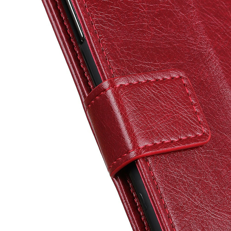 Housse iPhone 13 Style Cuir Nappa Rivets Vintage Housse iPhone 13 Style Cuir Nappa Rivets Vintage