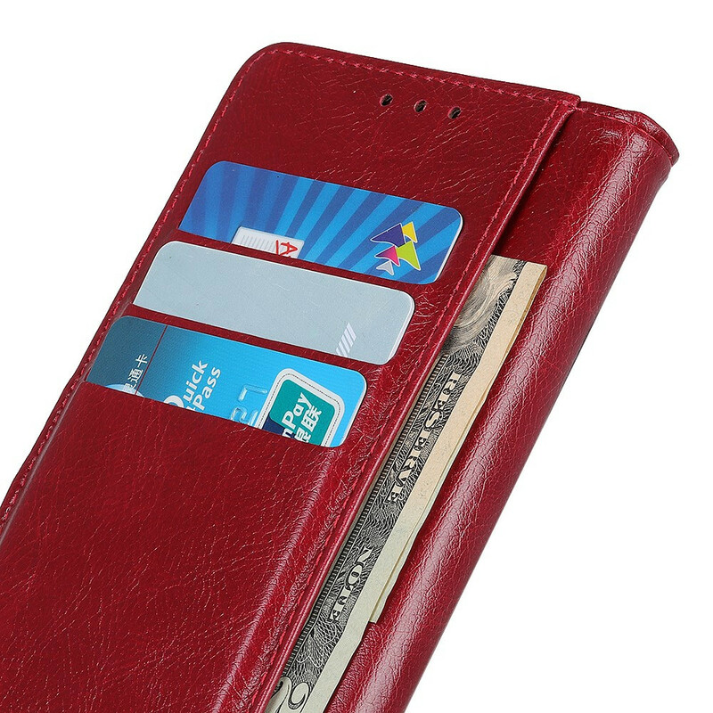 Housse iPhone 13 Style Cuir Nappa Rivets Vintage Housse iPhone 13 Style Cuir Nappa Rivets Vintage