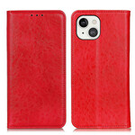 Flip Cover iPhone 13 Cuir Fendu Texturé Flip Cover iPhone 13 Cuir Fendu Texturé