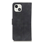 Housse iPhone 13 Effet Cuir Vintage KHAZNEH Housse iPhone 13 Effet Cuir Vintage KHAZNEH