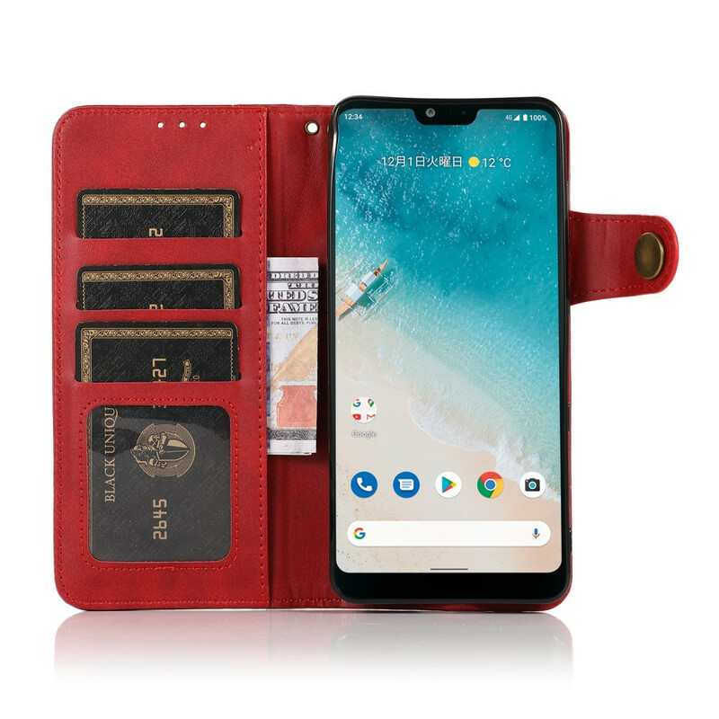 Housse iPhone 13 Bouton Magnétique KHAZNEH Housse iPhone 13 Bouton Magnétique KHAZNEH