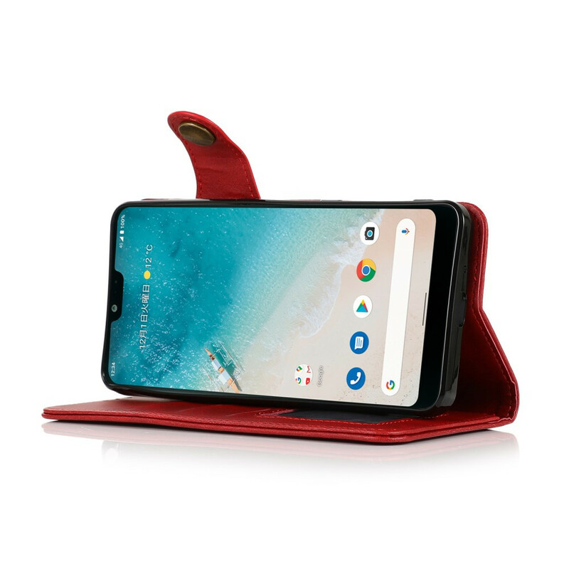 Housse iPhone 13 Bouton Magnétique KHAZNEH Housse iPhone 13 Bouton Magnétique KHAZNEH