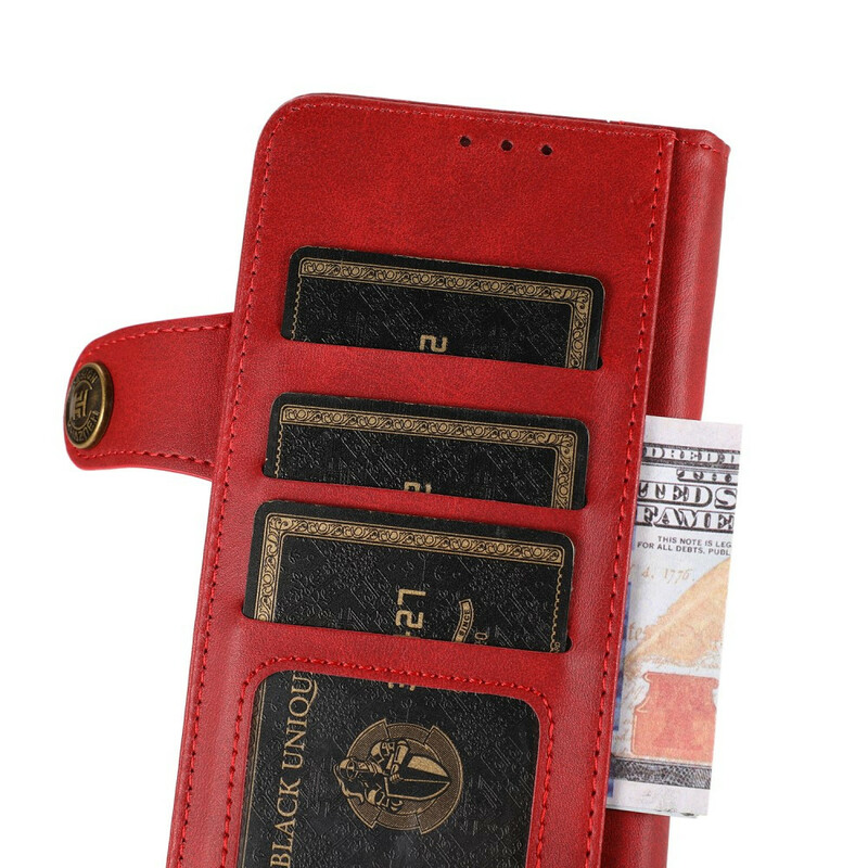 Housse iPhone 13 Bouton Magnétique KHAZNEH Housse iPhone 13 Bouton Magnétique KHAZNEH