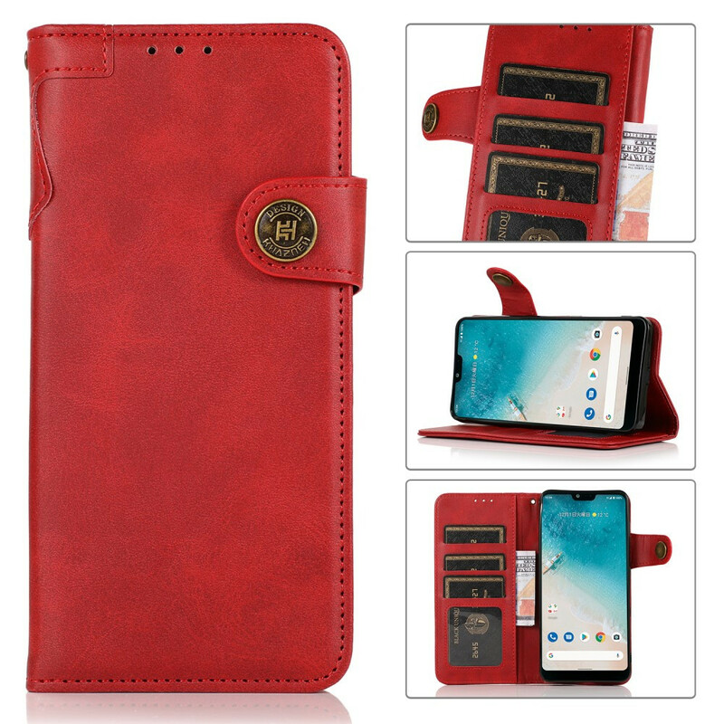 Housse iPhone 13 Bouton Magnétique KHAZNEH Housse iPhone 13 Bouton Magnétique KHAZNEH