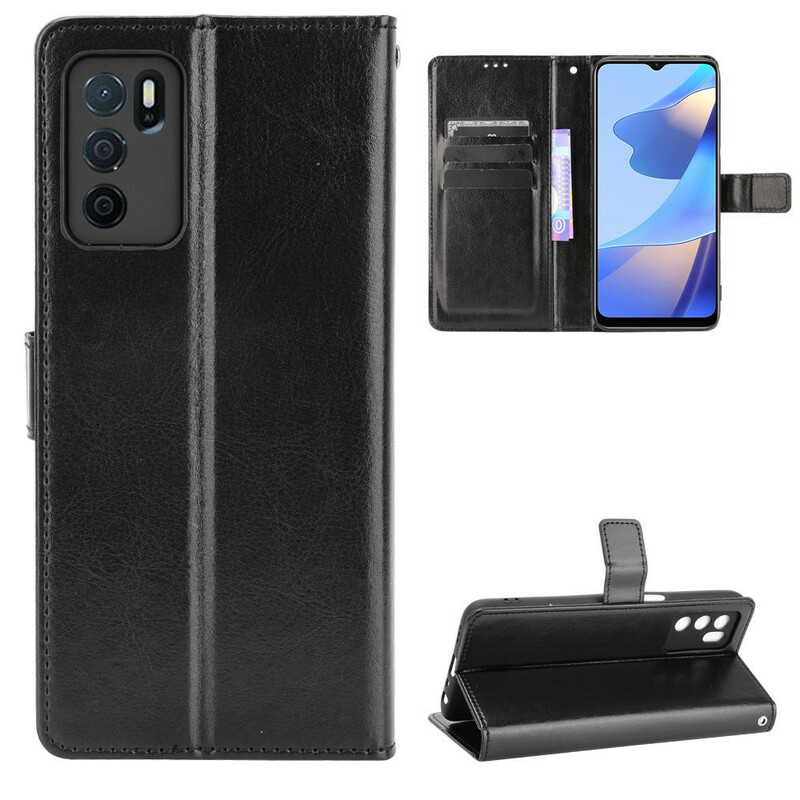 Housse Oppo A16 / A16s Simili Cuir Flashy Housse Oppo A16 / A16s Simili Cuir Flashy