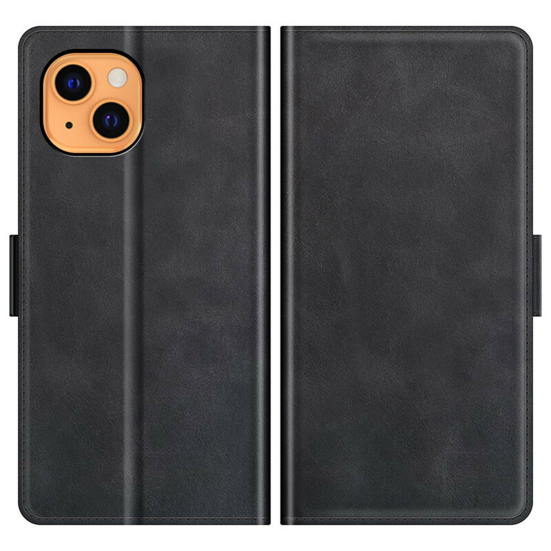 Housse iPhone 13 Double Fermoir Design Housse iPhone 13 Double Fermoir Design