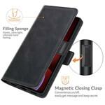 Housse iPhone 13 Double Fermoir Design Housse iPhone 13 Double Fermoir Design
