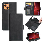 Housse iPhone 13 Double Fermoir Design Housse iPhone 13 Double Fermoir Design
