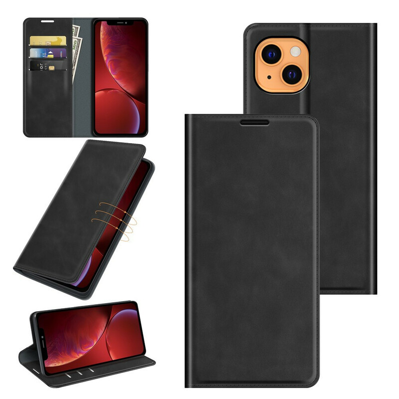Flip Cover iPhone 13 Skin-Touch Flip Cover iPhone 13 Skin-Touch