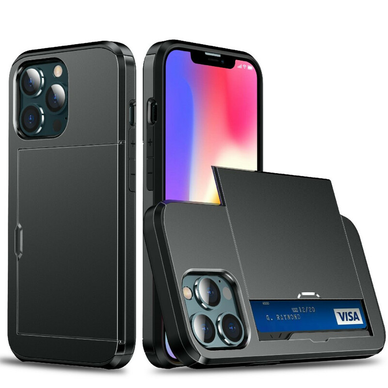 Coque iPhone 13 Porte-Carte à Glissière Coque iPhone 13 Porte-Carte à Glissière