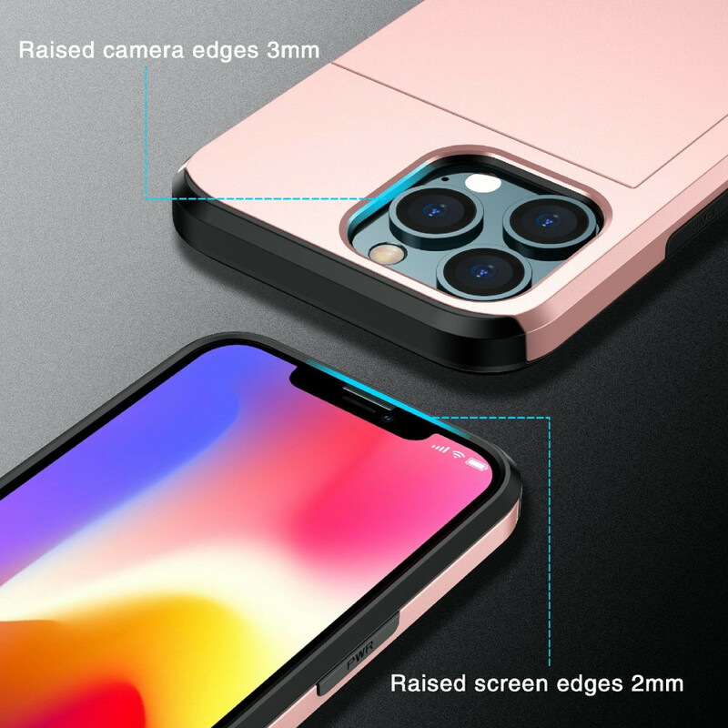 Coque iPhone 13 Porte-Carte à Glissière Coque iPhone 13 Porte-Carte à Glissière