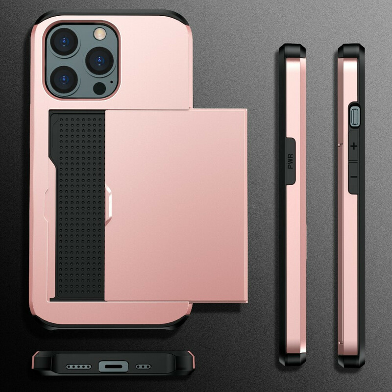 Coque iPhone 13 Porte-Carte à Glissière Coque iPhone 13 Porte-Carte à Glissière