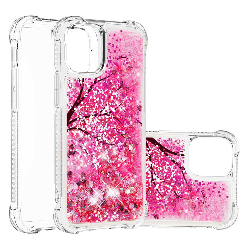 Coque iPhone 13 Arbre Paillettes Coque iPhone 13 Arbre Paillettes