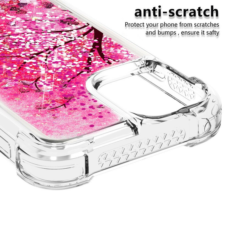 Coque iPhone 13 Arbre Paillettes Coque iPhone 13 Arbre Paillettes