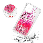 Coque iPhone 13 Arbre Paillettes