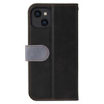 Housse iPhone 13 Simili Cuir Bicolore