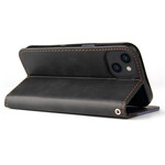 Housse iPhone 13 Simili Cuir Bicolore