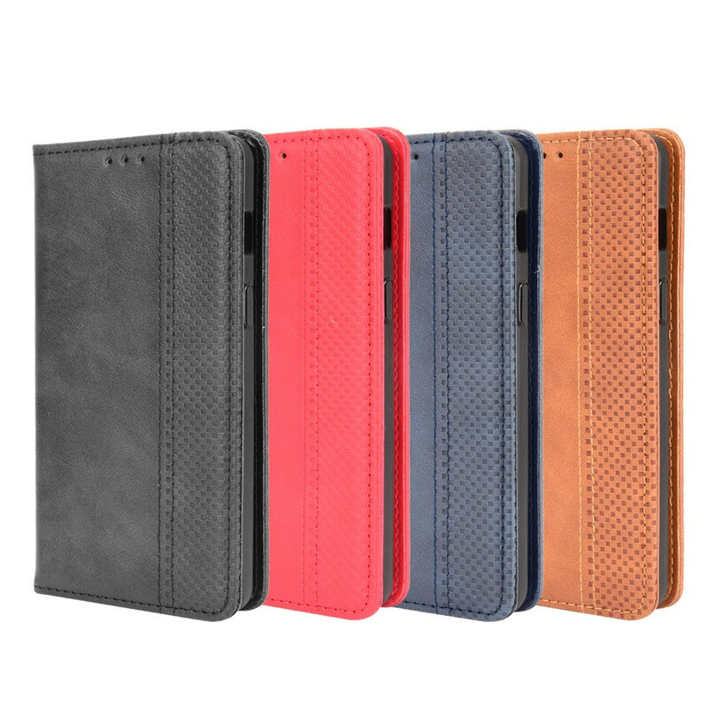 Flip Cover OnePlus Nord 2 5G Effet Cuir Vintage Stylisé Flip Cover OnePlus Nord 2 5G Effet Cuir Vintage Stylisé