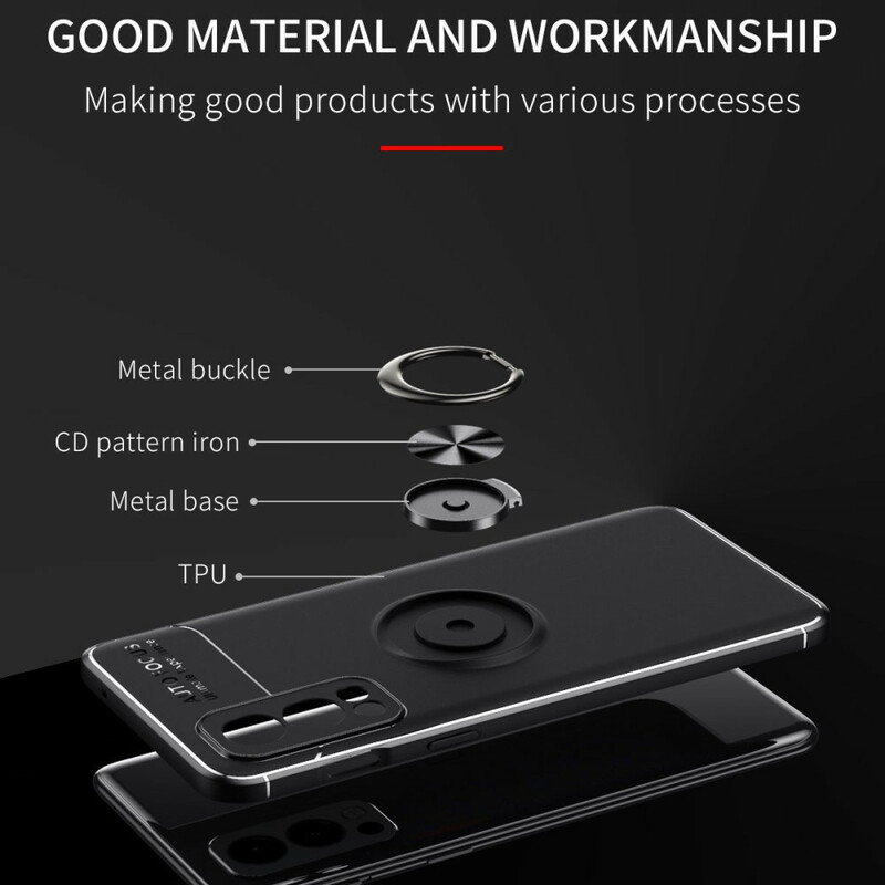 Coque OnePlus Nord 2 5G Anneau Rotatif Coque OnePlus Nord 2 5G Anneau Rotatif