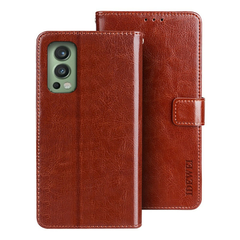 Housse OnePlus Nord 2 5G Simili Cuir IDEWEI Housse OnePlus Nord 2 5G Simili Cuir IDEWEI