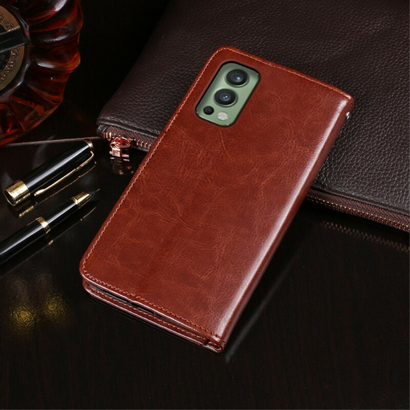 Housse OnePlus Nord 2 5G Simili Cuir IDEWEI Housse OnePlus Nord 2 5G Simili Cuir IDEWEI