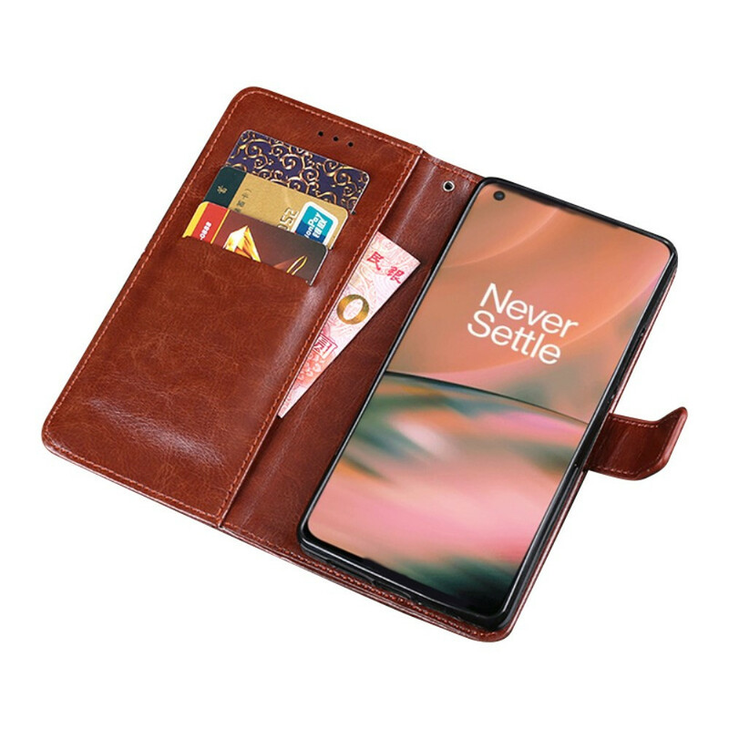 Housse OnePlus Nord 2 5G Simili Cuir IDEWEI Housse OnePlus Nord 2 5G Simili Cuir IDEWEI