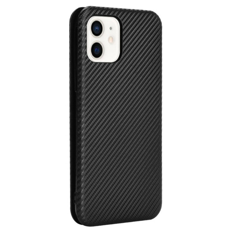 Flip Cover iPhone 13 Fibre Carbone Flip Cover iPhone 13 Fibre Carbone