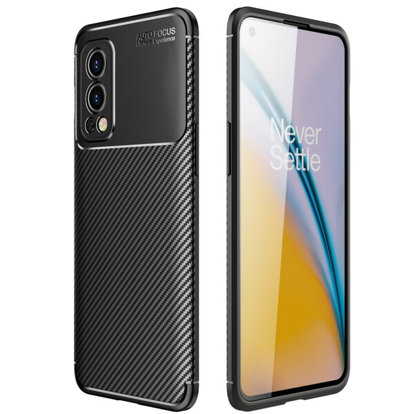 Coque OnePlus Nord 2 5G Flexible Texture Fibre Carbone