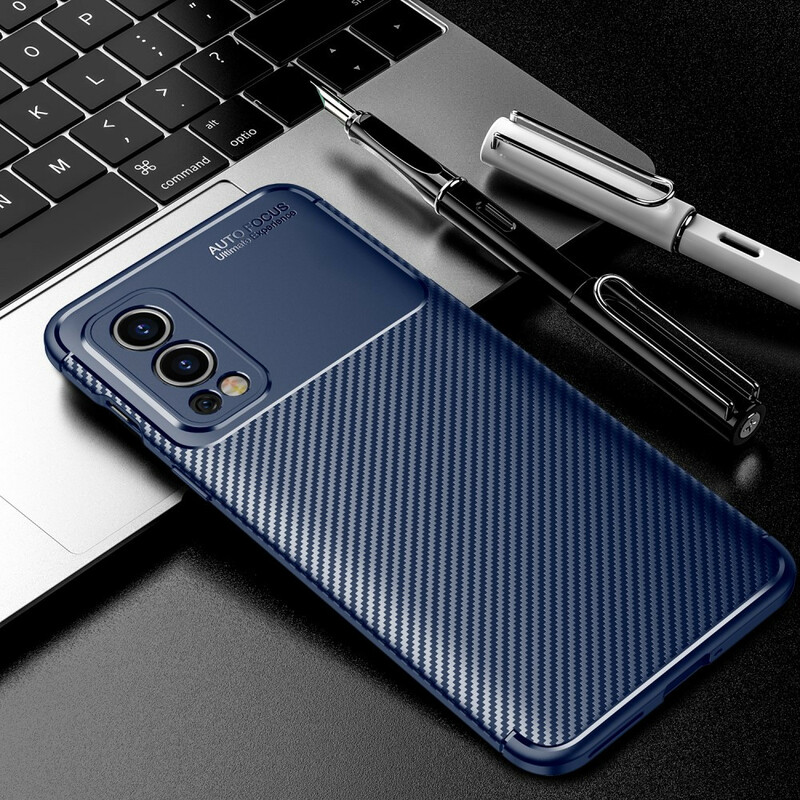 Coque OnePlus Nord 2 5G Flexible Texture Fibre Carbone Coque OnePlus Nord 2 5G Flexible Texture Fibre Carbone
