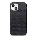 Coque iPhone 13 Véritable Cuir Texture Crocodile Coque iPhone 13 Véritable Cuir Texture Crocodile