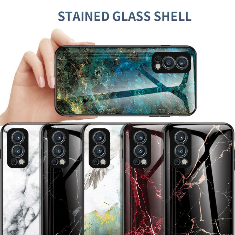Coque OnePlus Nord 2 5G Verre Trempé Marble Colors Coque OnePlus Nord 2 5G Verre Trempé Marble Colors