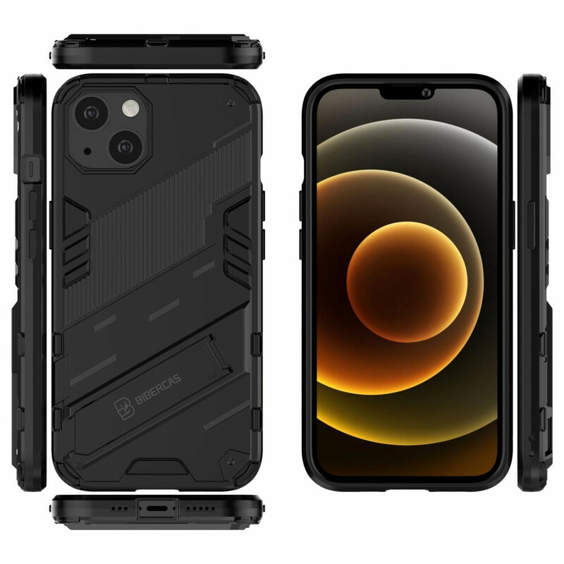Coque iPhone 13 Support Amovible Deux Positions Mains Libres Coque iPhone 13 Support Amovible Deux Positions Mains Libres