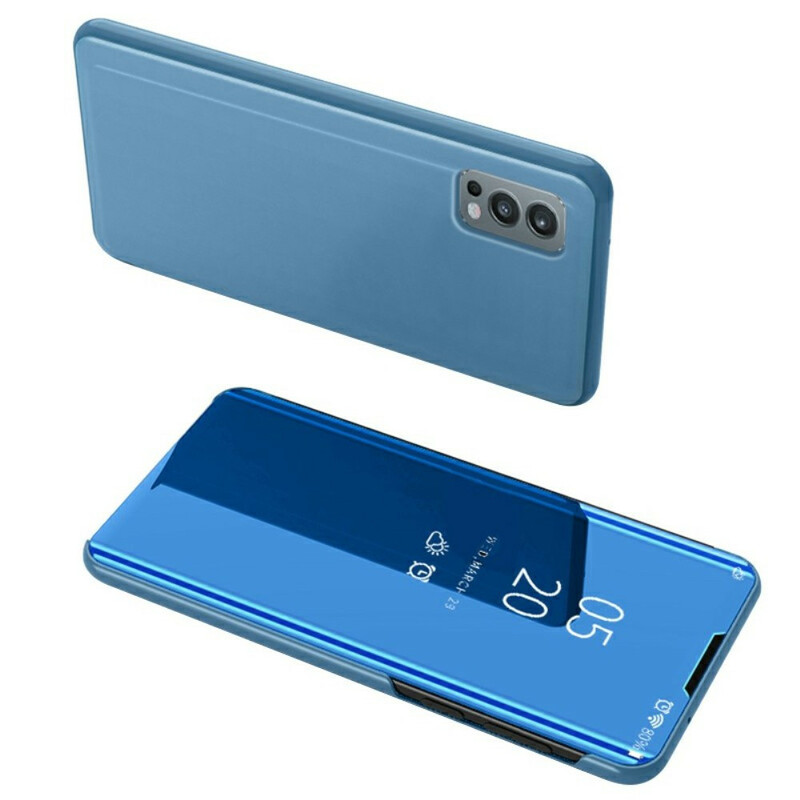 View Cover OnePlus Nord 2 5G Miroir et Simili Cuir View Cover OnePlus Nord 2 5G Miroir et Simili Cuir