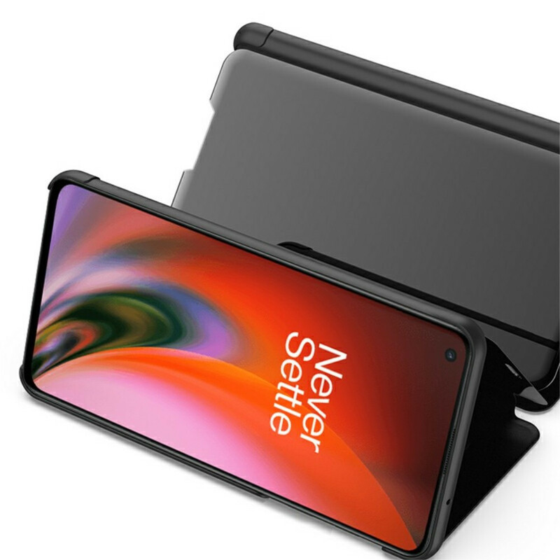 View Cover OnePlus Nord 2 5G Miroir et Simili Cuir View Cover OnePlus Nord 2 5G Miroir et Simili Cuir