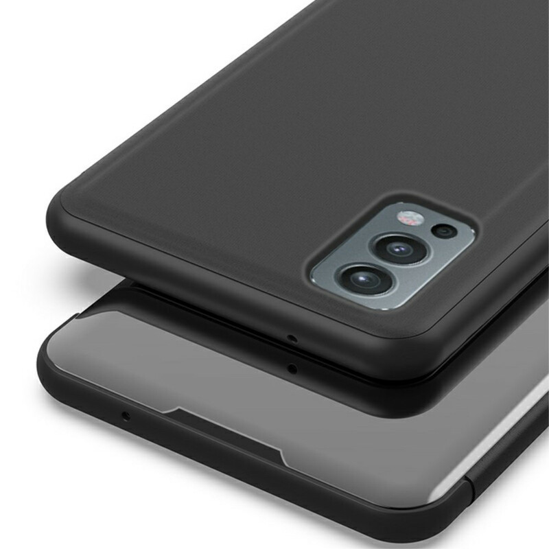 View Cover OnePlus Nord 2 5G Miroir et Simili Cuir View Cover OnePlus Nord 2 5G Miroir et Simili Cuir