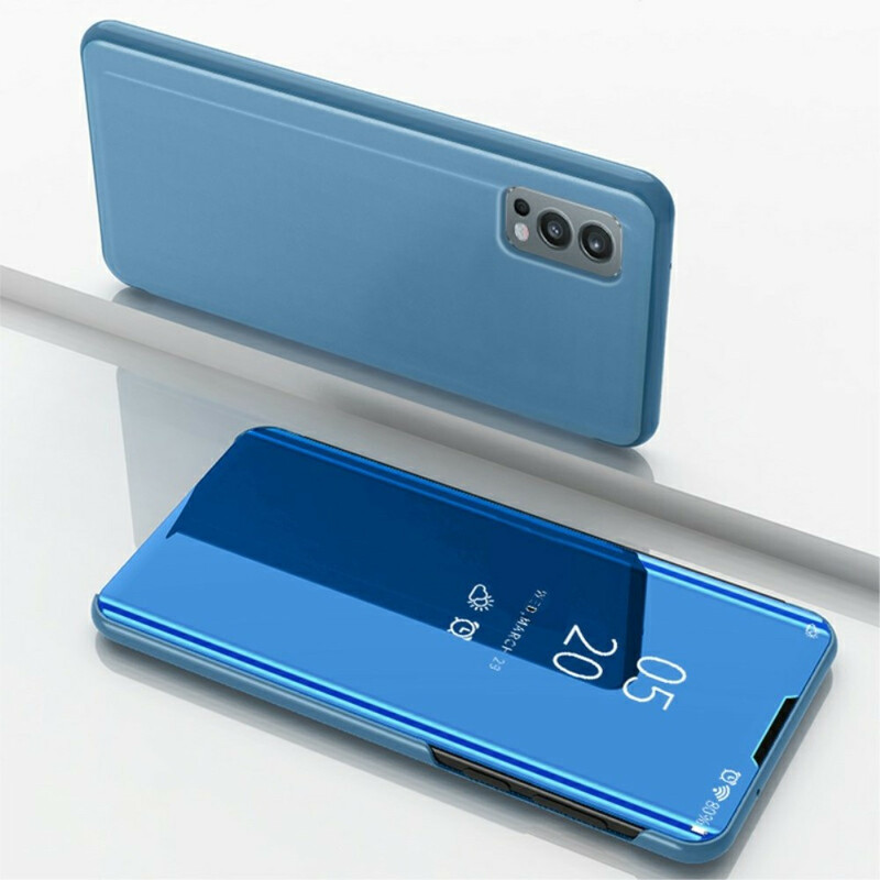 View Cover OnePlus Nord 2 5G Miroir et Simili Cuir View Cover OnePlus Nord 2 5G Miroir et Simili Cuir