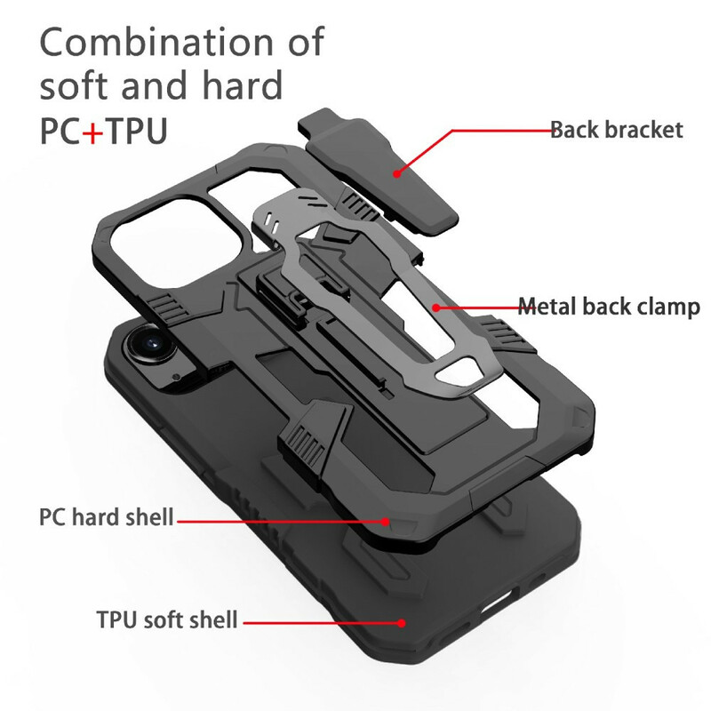 Coque iPhone 13 Robot avec Pince Ceinture Coque iPhone 13 Robot avec Pince Ceinture