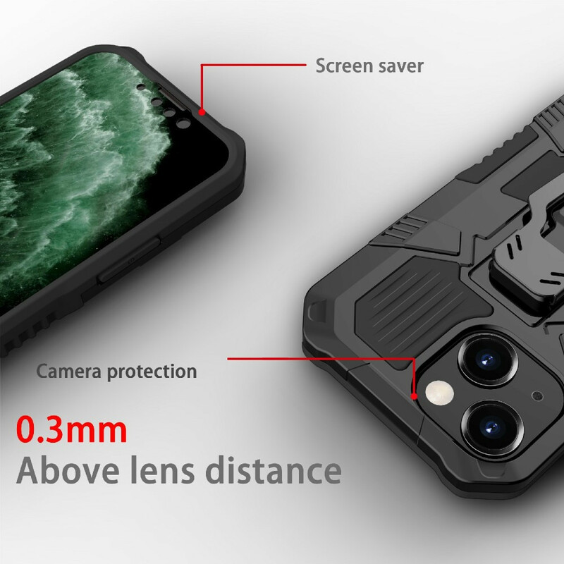 Coque iPhone 13 Robot avec Pince Ceinture Coque iPhone 13 Robot avec Pince Ceinture