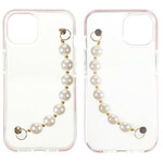Coque iPhone 13 Silicone Bracelet Perles Coque iPhone 13 Silicone Bracelet Perles