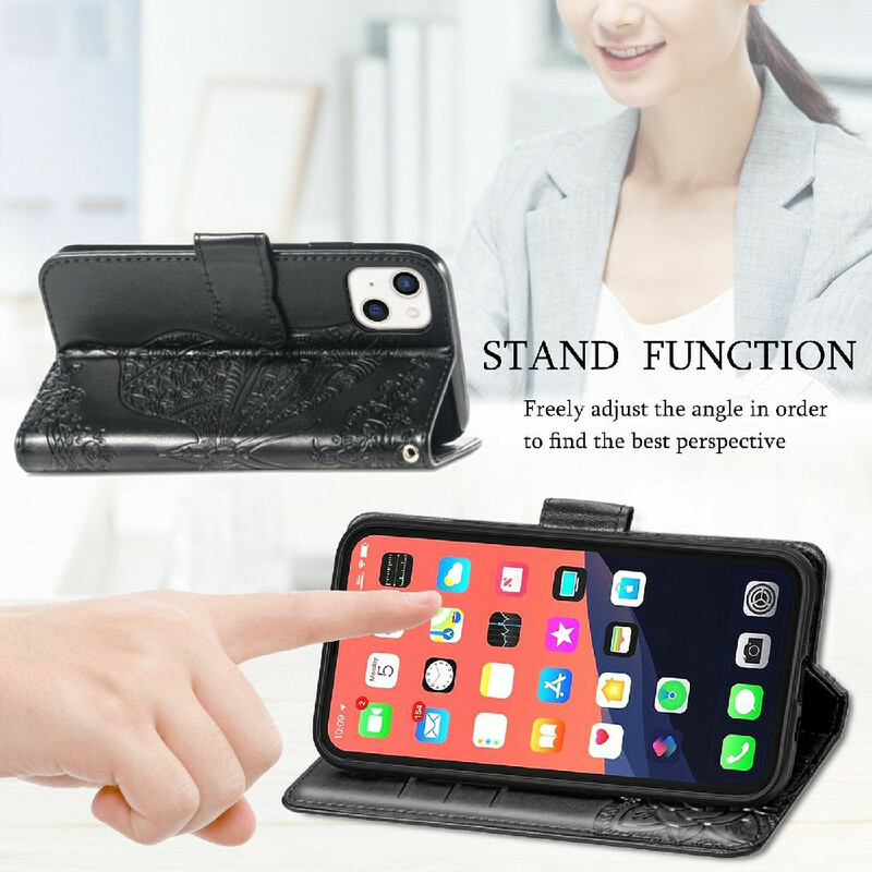 Housse iPhone 13 Demi Papillons Housse iPhone 13 Demi Papillons