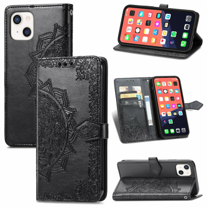 Housse iPhone 13 Mandala Moyen Age